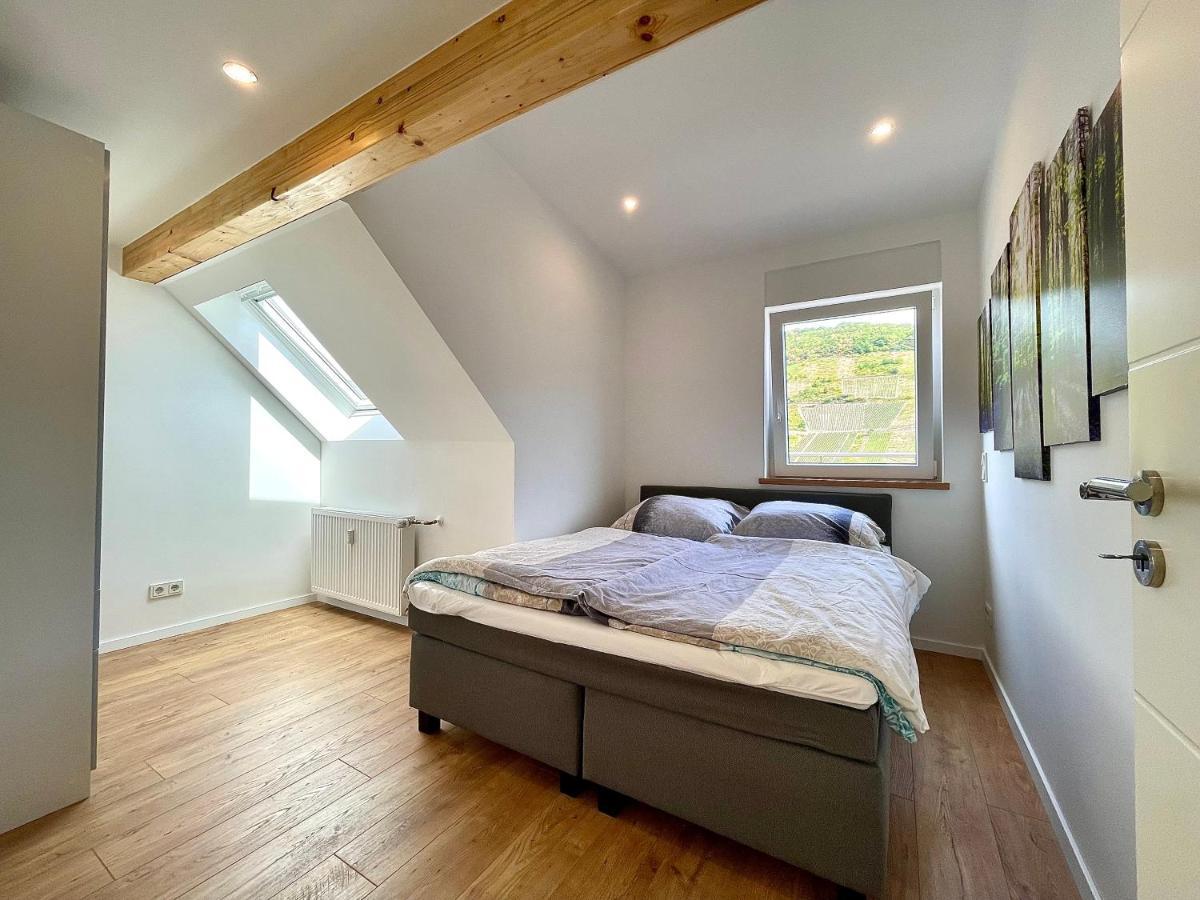 Sky Apartment, Blick Zur Mosel, Grosser Balkon, Kaffeemaschine, Smart Tv Zell Extérieur photo