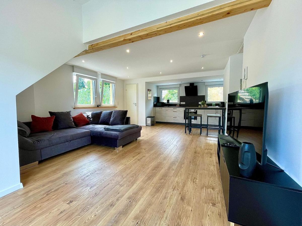 Sky Apartment, Blick Zur Mosel, Grosser Balkon, Kaffeemaschine, Smart Tv Zell Extérieur photo